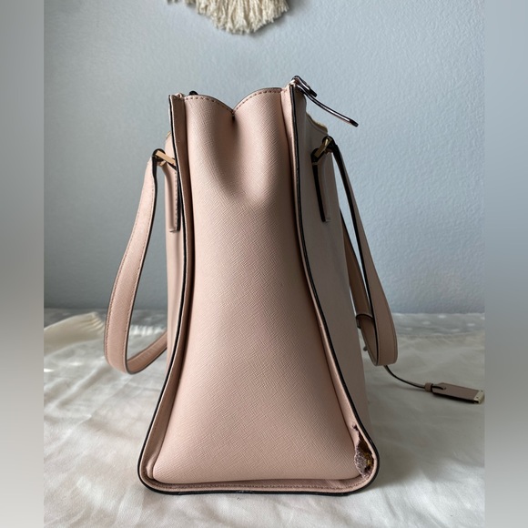 Kate Spade Large Leather Pink Tote. - Picture 12 of 16